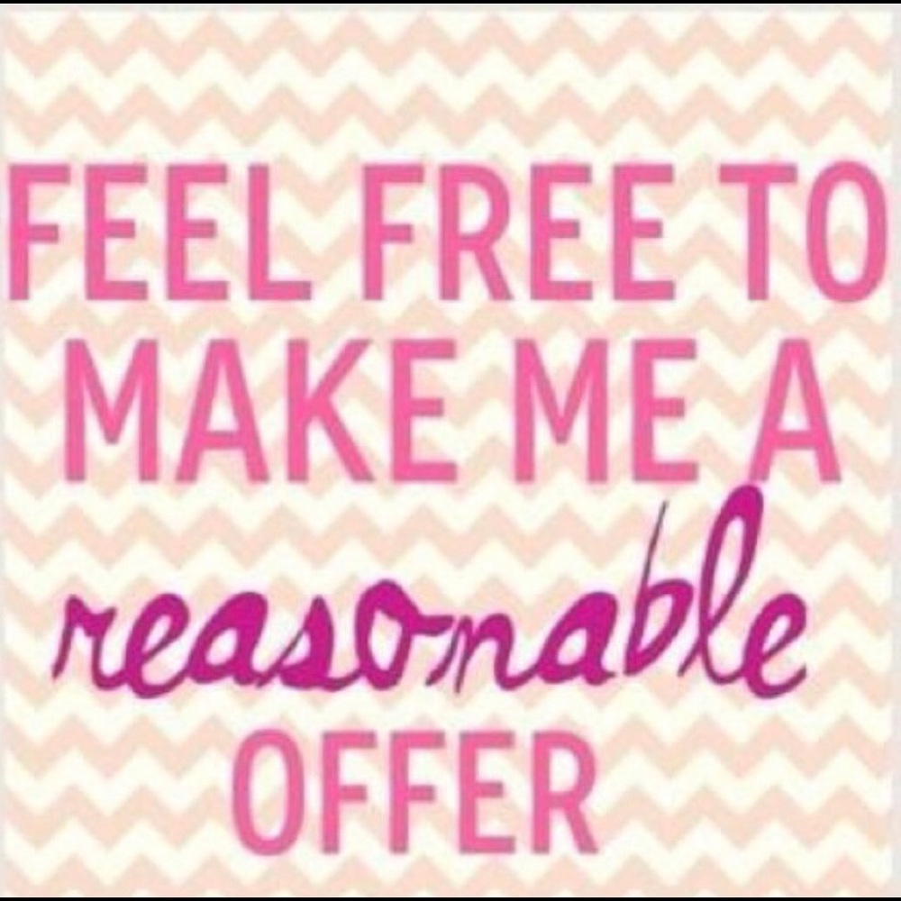 Feel free to make me an OFFER!